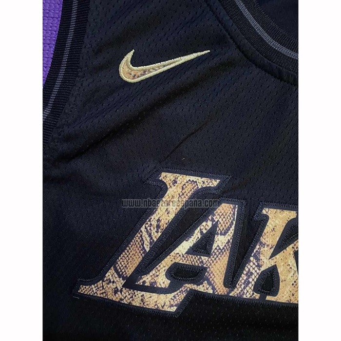 Camiseta Los Angeles Lakers Kobe Bryant NO 24 Negro